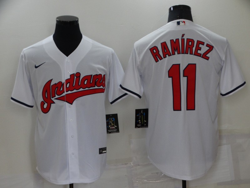Men's Cleveland Guardians Jose Ramirez Nike White Jersey